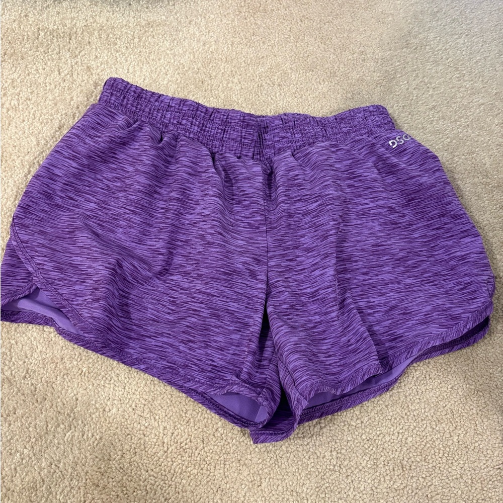DSG Women's Heathered Purple Athletic Shorts